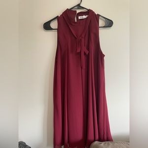 BCBGeneration Maroon Sleeveless dress
